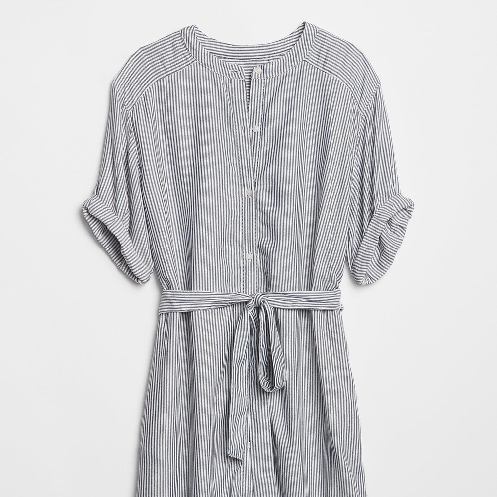 Gap striped shirtdress